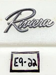 Oem 1970 Buick Riviera Script Emblem Badge 87-91136 30685-70 E9-22. Fixed Price $12.95.