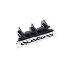 Audi A4 S4 "quattro" Emblem Glossy Black With Chrome Trim 8K0853736B2ZZ. Fixed Price $22.08.