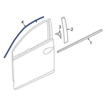 For Honda Civic 2016-2021 72465TBAA01 Front Left Door Reveal Molding. Fixed Price $80.11.