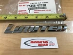 Genuine Toyota Oem Chrome Limited Emblem New 75458-0C020. Fixed Price $12.08.
