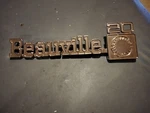 1973-1978 Chevrolet Beauville 20 Van Fender Emblem New Old Stock Never Used.. Fixed Price $100.00.