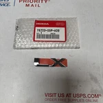 Genuine Oem Honda 75723S5PA20 Nameplate For Civic New. Fixed Price $19.95.