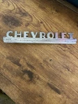 Vtg 1947-1953 Chevrolet Chevy Truck Hood Side Metal Car Emblem Oem #3699024. Fixed Price $19.99.