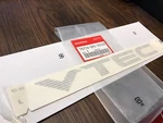 Genuine Jdm "vtec" Honda Sticker 96-00 Civic Ek New Oem Emblem 75774-SR3-003ZE. Fixed Price $22.99.