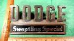 BS50 Dodge Sweptline Special Fender Emblem Vintage 1971 #2833662 D-100. Fixed Price $59.99.