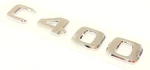 #2 Chrome C400 Mercedes Rear Trunk Badge Replacement Emblem Decal. Fixed Price $14.99.