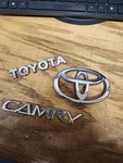 Original Toyota Camry Emblems. 3PCS For Trunk. Fixed Price $25.00.