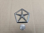 Chrysler Oem Chrome 3" Pentastar Emblem Badge Logo 1841260. Fixed Price $13.99.
