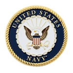 United Pacific 22976 Emblem, 1 3/4" U.s. Military Adhesive Metal Medallion, Navy. Fixed Price $32.49.
