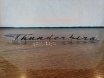 1960'S Ford Thunderbird Oem Script Emblem Good Pins 17. Fixed Price $59.99.