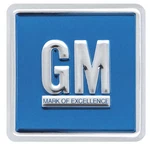 Oer Gm Emblem Door Decal Embossed Blue For 1967-1974 Camaro Nova Impala Firebird. Fixed Price $16.98.