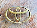 Toyota Gold Tone Emblem Logo Symbol Badge Trunk Rear Oem Abs 3 & Srsd. Fixed Price $16.99.