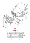 New Chrome Emblem Audi A5 S5 Cabriolet 8F7 8F0853742A2ZZ Original. Fixed Price $69.97.