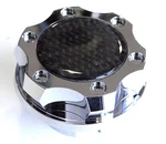 Vms Racing Billet Aluminum Chrome Plated Oil Cap LS3 Engine Carbon Fiber Emblem. Fixed Price $29.95.