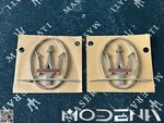 2X Maserati Emblem Tridente New Granturismo 3200 4200 Levante Red C-pillar. Fixed Price $161.95.
