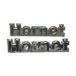 1971-1974 Amc Hornet Emblem Badge Pair Metal 3672126 Oem. Fixed Price $12.99.