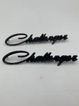 Lot Of 1970-1974 Dodge Challenger Script Emblems With Pins 3445224 94200 #6. Fixed Price $39.55.