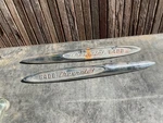 1957 Chevrolet 6400 Truck Fender Emblems Original Chrome Pair Vintage Chevy. Fixed Price $71.99.