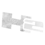 Saa HV43020 "H2" Polished/brushed Rear Deck Lid Emblems. Fixed Price $90.89.