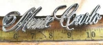 Chevy Monte Carlo Circa '78 Fender Emblem 801904 (2730). Fixed Price $11.00.