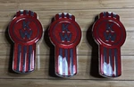 Kenworth L53-1014-100 T680 & T880 Side Of Hood Bug Emblem 5.25" Broken Stud. Fixed Price $39.60.