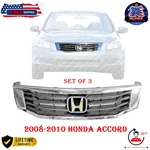 New Oem Replaces Black Grille + Chrome Molding & Emblem For 2008-10 Honda Accord. Fixed Price $88.40.