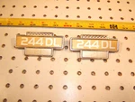 Volvo 1979 Sedan Fenders Sides Metal & 2.1 Oem Set Of Emblems. Fixed Price $64.78.