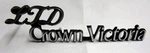 1982-1987 Ford "ltd Crown Victoria" Emblem P/n EOAB-5450-398-AA With Pins. Fixed Price $12.00.