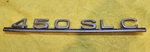 Mercedes 450SLC Trunk Badge 1078170215 C107 Oem Used 1972-1980. Fixed Price $45.00.