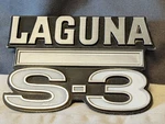1974 1975 1976 Chevy Laguna S-3 Emblem 9735175 Chevelle Type. Fixed Price $22.50.