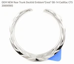 Gm Oem Cadillac Chrome Trunk Wreath Emblem # 20890985 - Brand New, Sealed. Fixed Price $23.55.