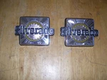 1980-87 Chevrolet Silverado Blazer Pair Nameplate Emblems New Gm Nos 14014315. Fixed Price $85.00.