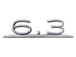 New 1968-1971 Mercedes-benz 6.3 Silver Designation Badge *1098170215. Fixed Price $229.00.