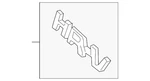 Genuine Honda Hatch Emblem 75722-T7W-A01. Fixed Price $93.56.