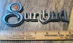 Vintage 1977-1979 Pontiac Sunbird Fender Emblem Badge Nameplate Oem 78. Fixed Price $24.99.