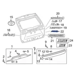 New Oem 2019-2021 Toyota RAV4 Rear 'awd' Nameplate Emblem 75444-0R100. Fixed Price $19.25.