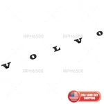 For Volvo Rear Trunk Lid Letter Logo Badge Nameplate Emblem Sport Gloss Black. Fixed Price $29.99.