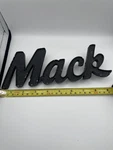 Vintage Oem Mack Semi-trucks Metal 27RU2127 Emblem. Fixed Price $65.00.