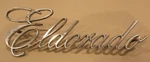 1971-76 Cadillac Eldorado Trunk 5-1/2" Script Emblem 1498995. Fixed Price $36.99.