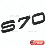 Volvo S70 Rear Trunk Lid Letter Logo Badge Nameplate Emblem Sport Gloss Black. Fixed Price $27.99.