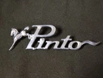 Vintage Ford Pinto Pony Script Emblem 1971-1980 Oem Fender Badge All 3 Pins. Fixed Price $29.99.