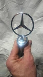 New Genuine Mercedes-benz W140 Bonnet Star Stand Up Badge Emblem A1408800286. Fixed Price $46.00.