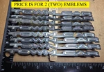 (2) Lincoln Town Car Circa '00 Front Fender Emblems F8VB 16B114 Da (5449. Fixed Price $12.00.