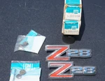 Nos Gm 1970-72 Chevy Camaro Z28 Fender Emblem Pair 3981956. Fixed Price $230.00.