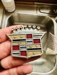 1963-65 Cadillac Grille Crest Emblem Gm #354570 Original Insert Excellent. Fixed Price $200.00.