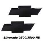 15-19 Chevy Silverado 2500HD 3500 Combo Billet Bowtie Grille Emblem Border Black. Fixed Price $139.99.