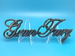 Oem 1975-77 Plymouth Gran Fury Fender Emblem Badge 7'' Vintage Retro 41753974. Fixed Price $25.99.