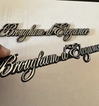 Cadillac Brougham Elegance Brand New Rear Quarter Panel Emblems Black & Chrome. Fixed Price $250.00.