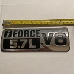 Toyota Force 5.7L V8 Black Chrome Emblem Symbol Badge Oem Used Genuinel. Fixed Price $10.99.