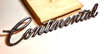 1975-77 Lincoln Continental Script Metal Emblem D5VB-65291B62-AA. Fixed Price $28.00.